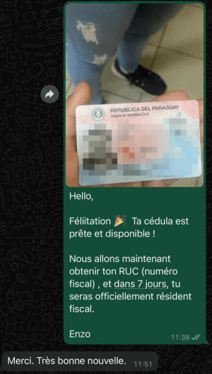 Témoignage carte résident