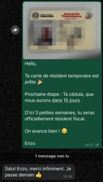 Témoignage résident permanent