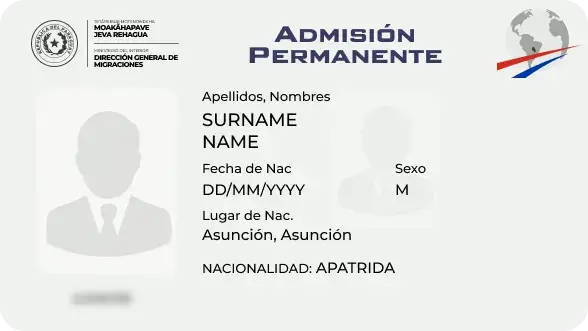 résidence permanente paraguay